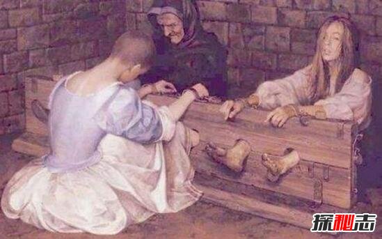 二,欧洲最变态的笑刑,让犯人狂笑缺氧窒息而死(挠脚心)