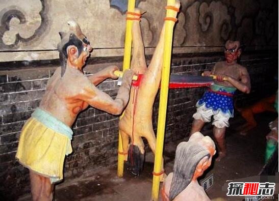 古代刑罚锯刑把人用铁锯活活锯死倒吊保持清醒状态