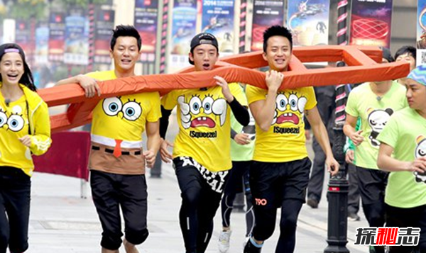 跑男五大灵异事件 跑男合照多出一只手(谣言)