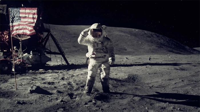 NASA登月真实性存疑 国旗很可能被吹走了！（登月质疑）