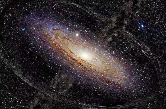 银河系中心最亮部分 为何恒星都绕它转动？（黑洞引力）