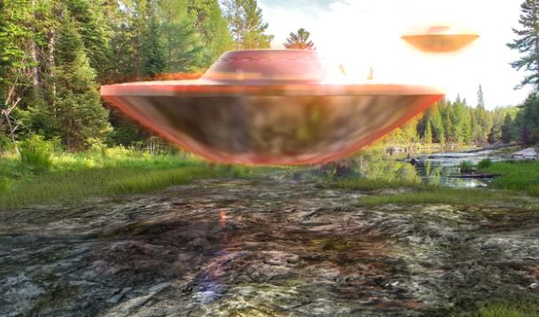 加拿大一男子近距离接触UFO，随后身上出现了神秘的图案