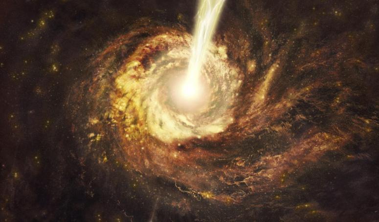 银河系的中心有一个黑洞会不会是地球毁灭的可能（黑洞吞噬）