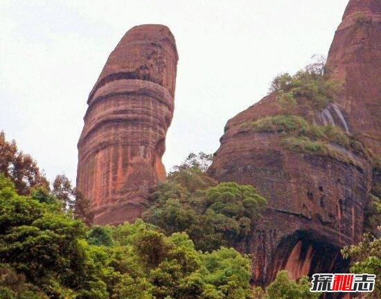 丹霞山阴阳石插图3