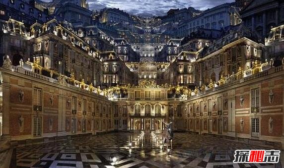 世界上最大的宫殿：凡尔赛宫,占地6.7万平方米(国王居住地)