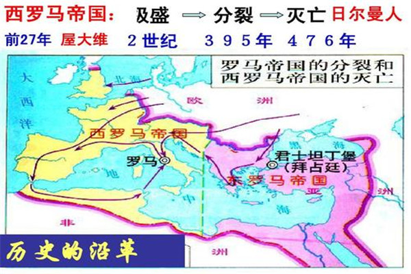 西罗马帝国灭亡后图片