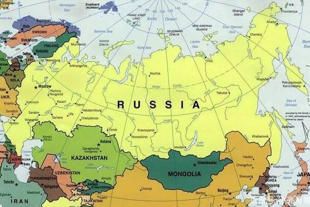 俄罗斯版图最大面积图片