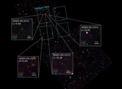 韦伯望远镜发现宇宙中最古老的4个星系，诞生于大爆炸后仅3亿年