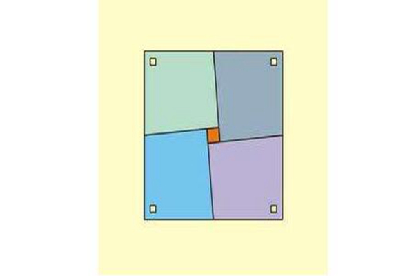 失踪的正方形去哪儿了?数学中有趣的几何视觉错觉(图5)