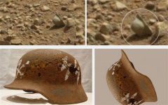 航天探测器有新发现 火星上出现“头盔” 这是外星人的遗迹