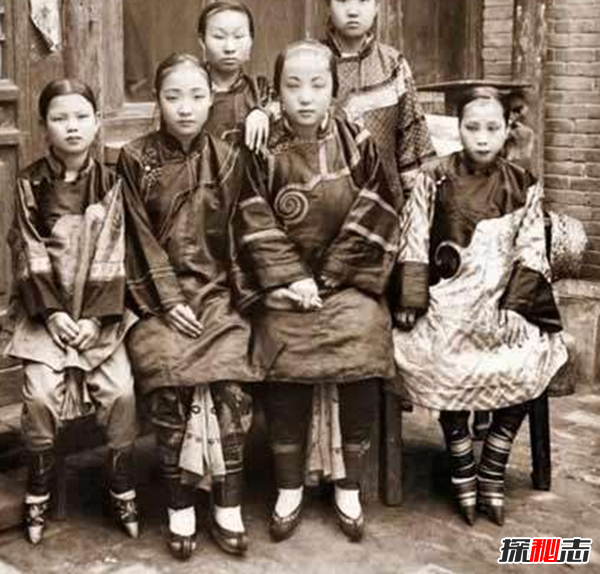 五张清朝女子恐怖照片,第四张场面及其恐怖