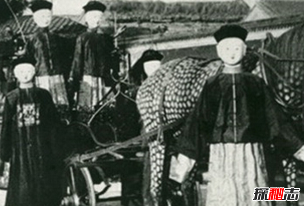五张清朝女子恐怖照片,第四张场面及其恐怖