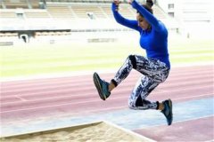 女子立定跳远世界纪录：3.14米（项目后来被取消）