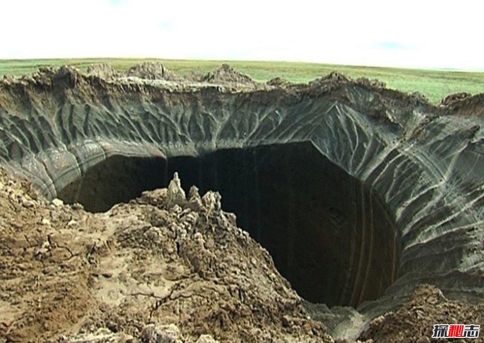 西伯利亚末日天坑图片