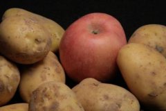 为什么土豆和苹果放一起不发芽：苹果释放乙烯(发芽慢)