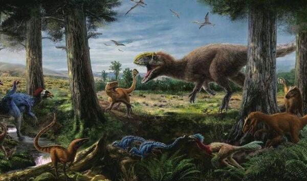 齿河盗龙阿根廷大型食肉恐龙长7米距今6500万年前